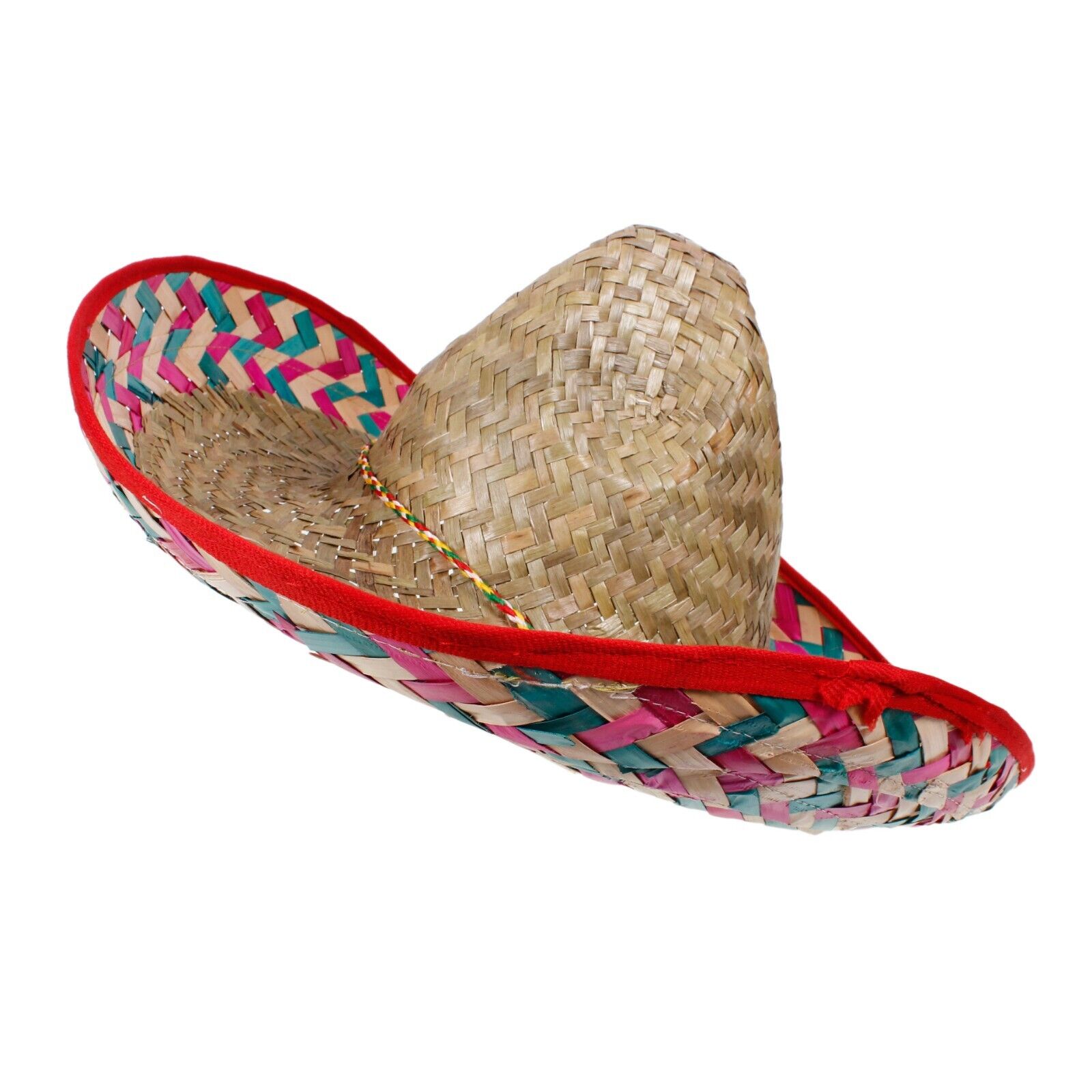 Mexican Sombrero Straw Hat Spanish Bandit Gringo Cowboy Wild Western Fancy Dress