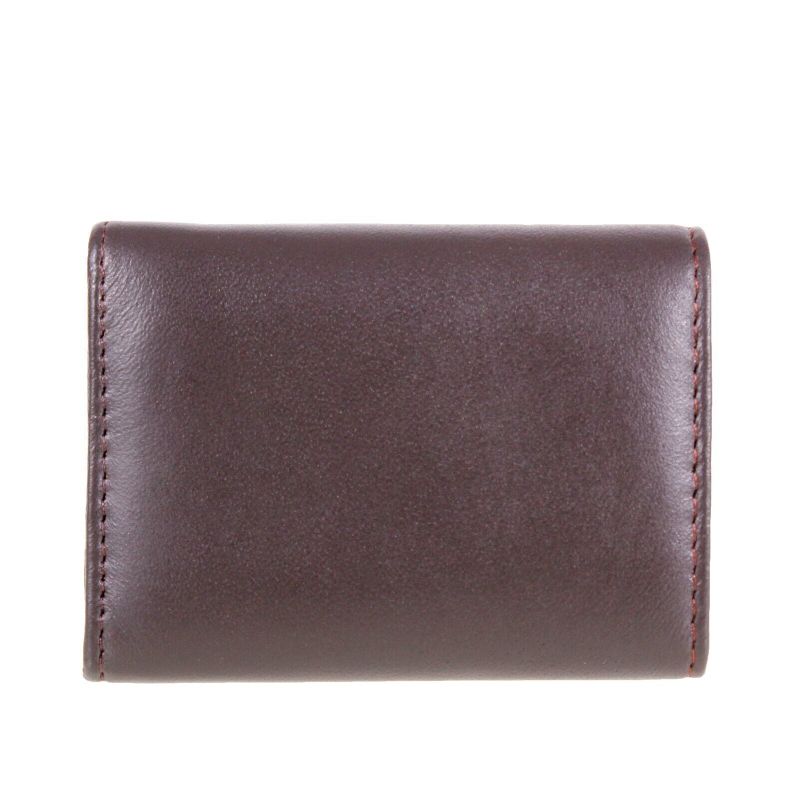 Brown Leather Key Holder / Key Case Wallet Soft Nappa Leather 6 hooks