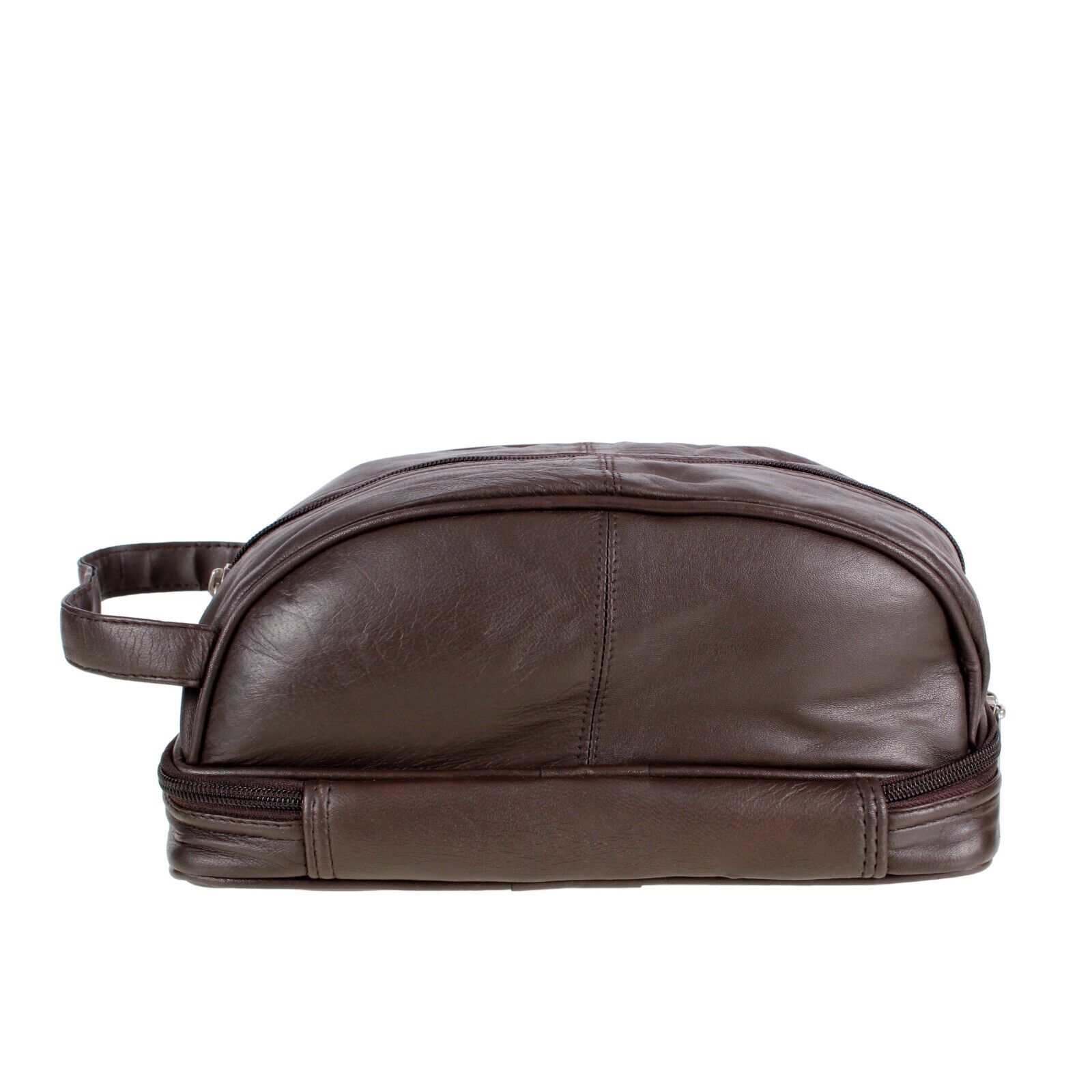 Leather Toiletry Bag For Men Large Travel Wash Bag Shaving / Water-Resistant UK