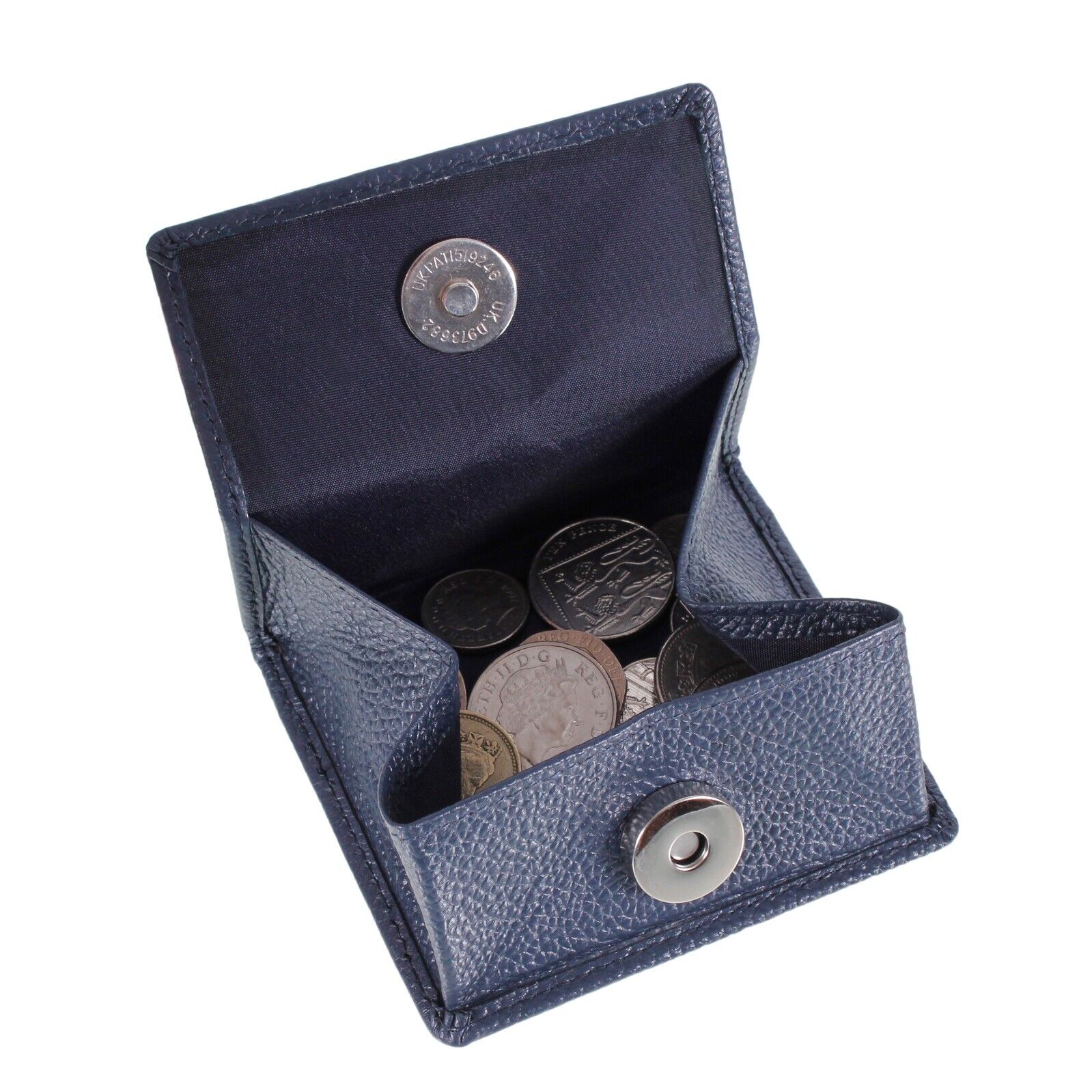 COIN WALLET PURSE COIN CHANGE POUCH TRAY BLACK SQUARE COLOURS COIN PURSE B