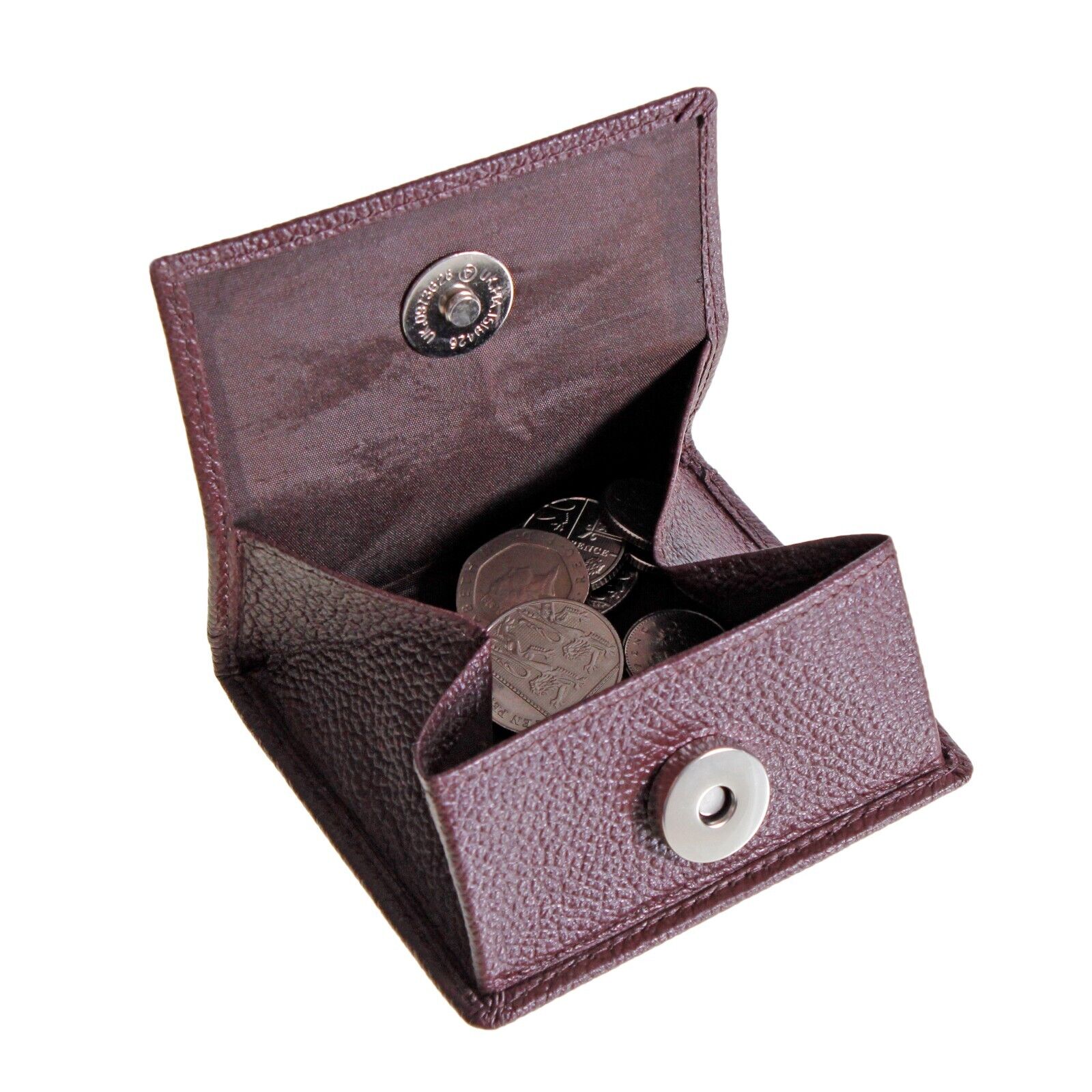 COIN WALLET PURSE COIN CHANGE POUCH TRAY BLACK SQUARE COLOURS COIN PURSE