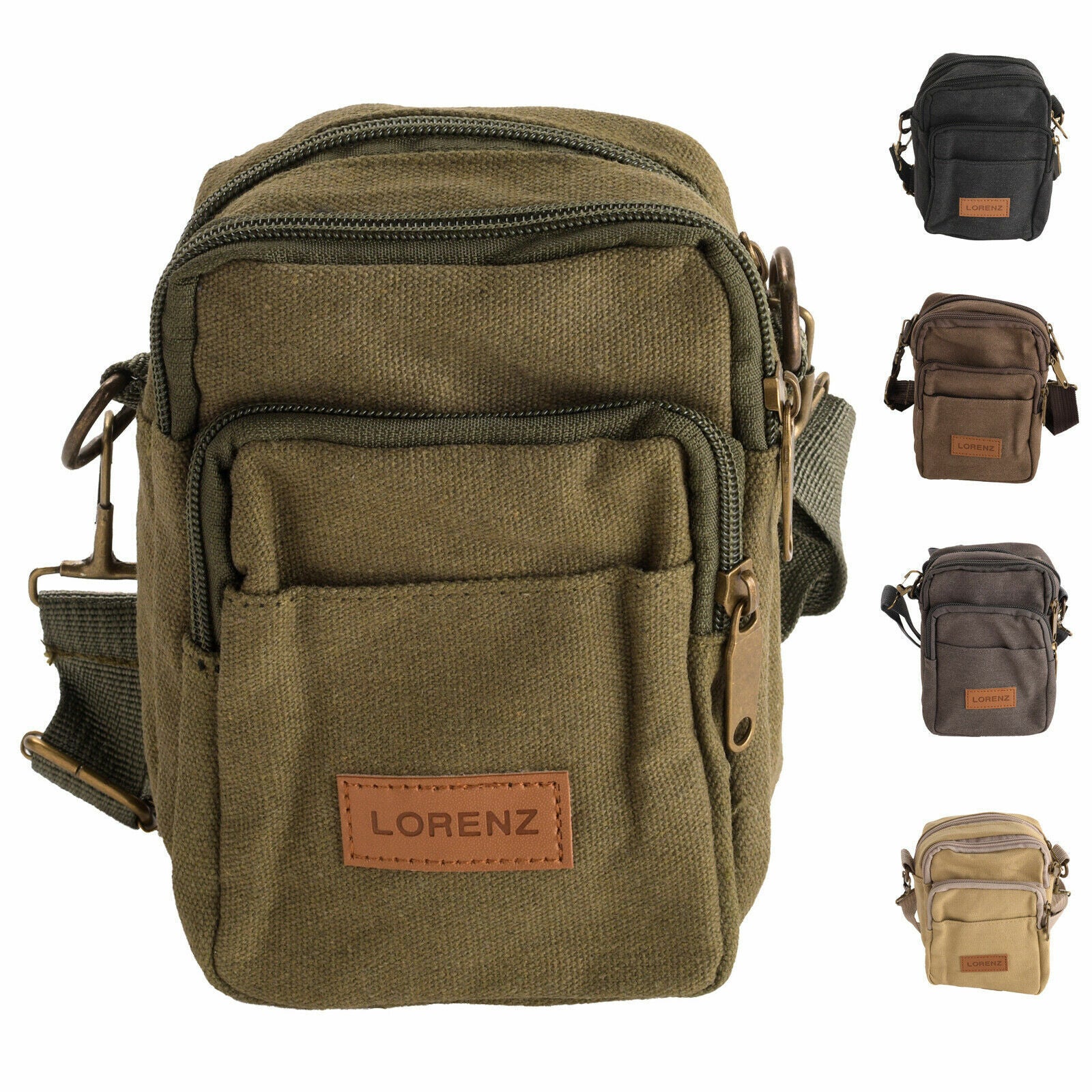 Travel Bag with Detachable Strap Belt Loop Small Cabin Holiday Walks Money Keys