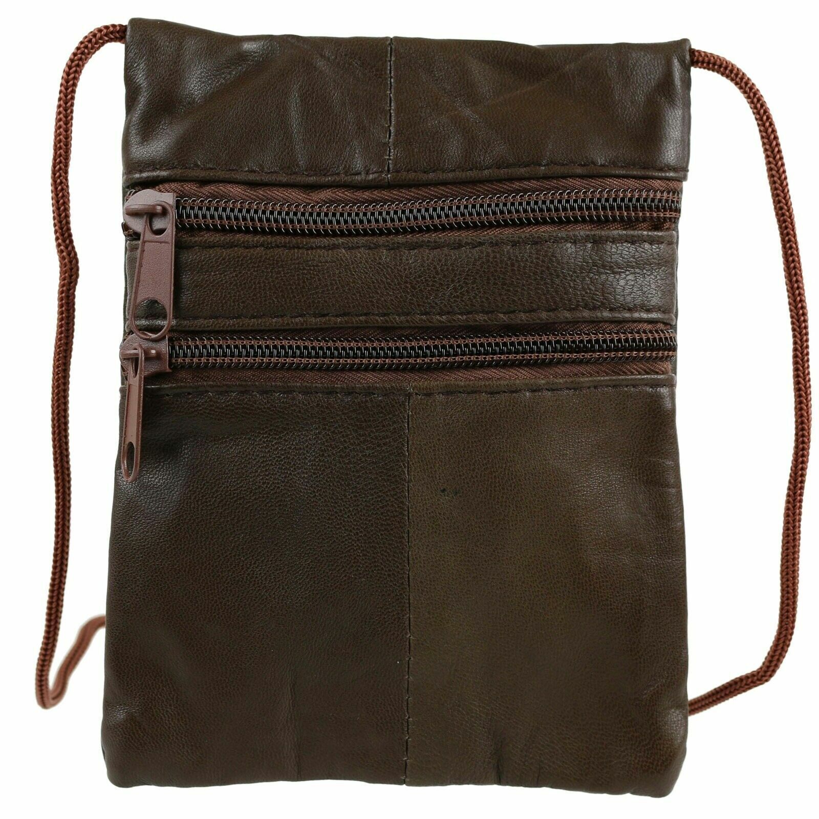 Leather Shoulder Mini Small Neck Purse Cross Body Tote Travel Satchel Bag