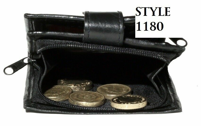 WHOLESALE Mens Boys Genuine  Real Leather Wallets Black JOB LOT