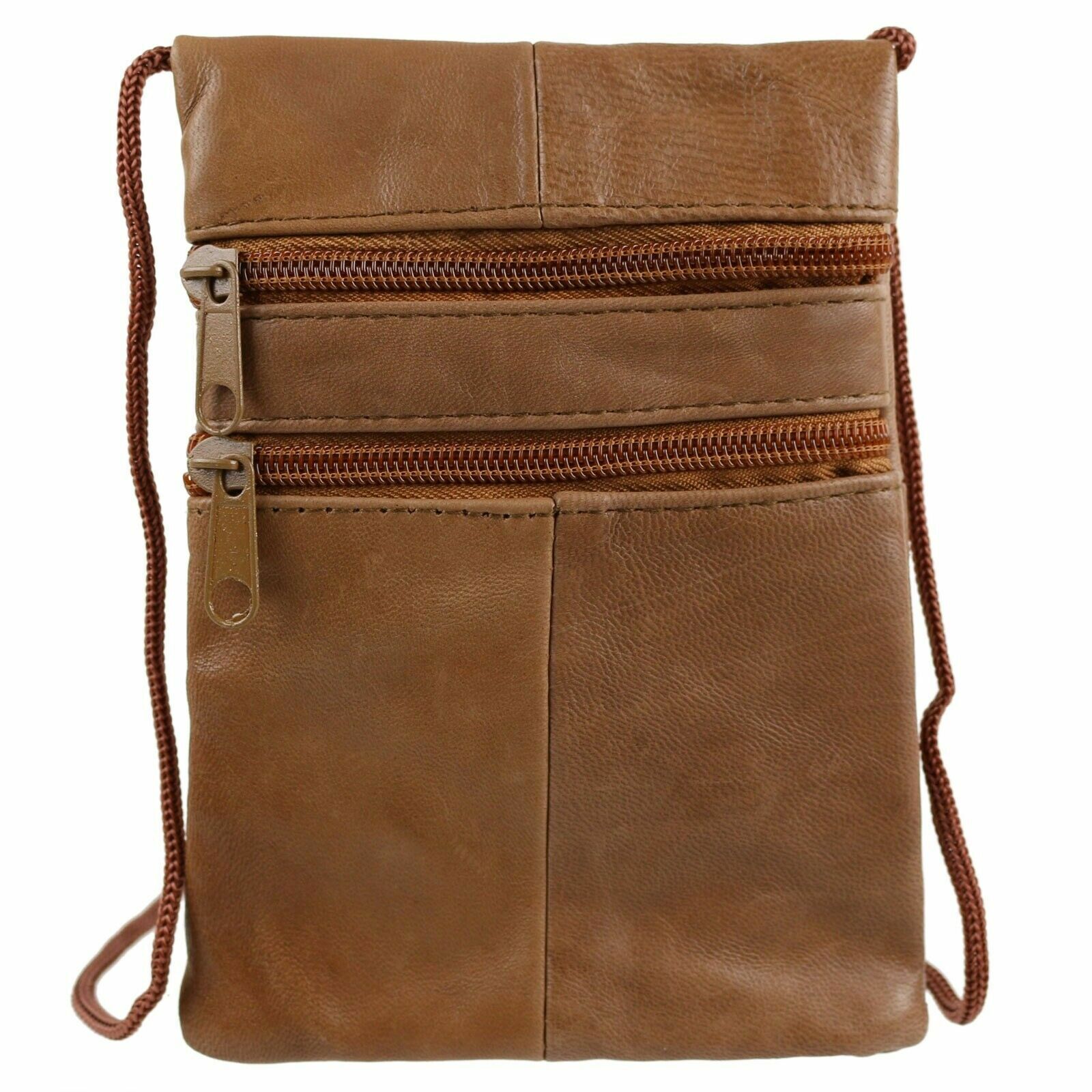 Leather Shoulder Mini Small Neck Purse Cross Body Tote Travel Satchel Bag