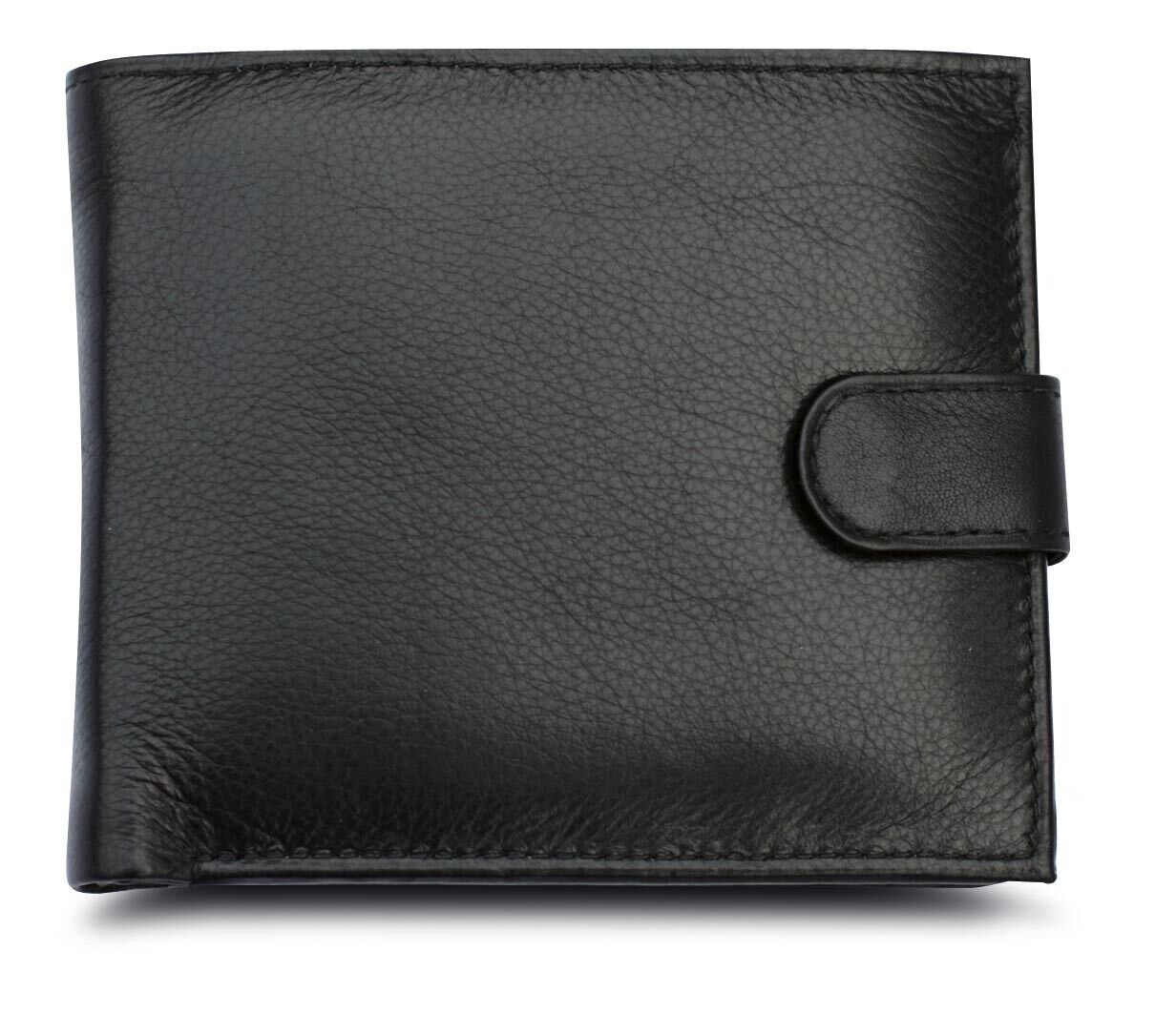 WHOLESALE Mens Boys Genuine  Real Leather Wallets Black JOB LOT