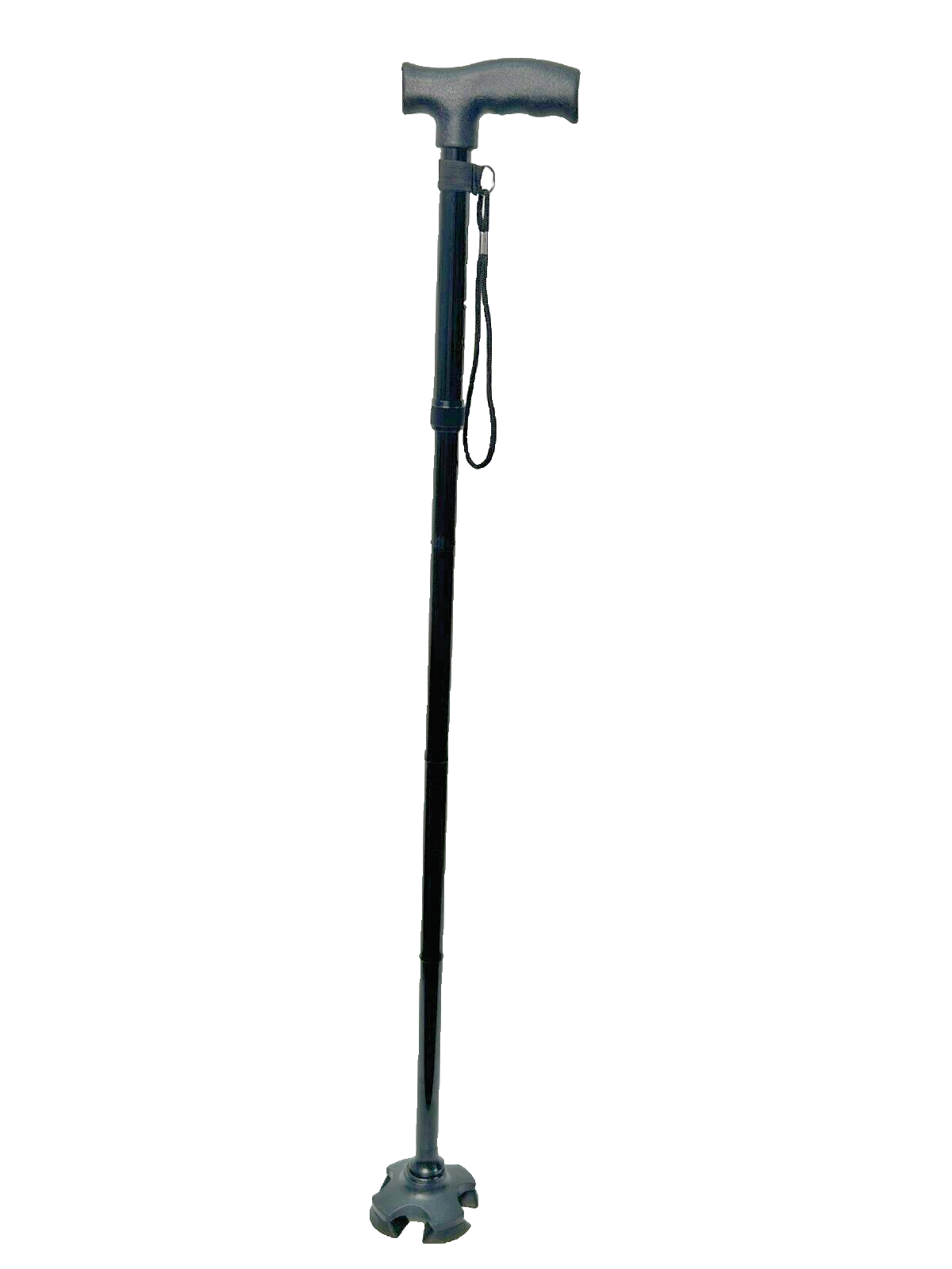 Walking stick, portable, four-legged crutch, strong stable