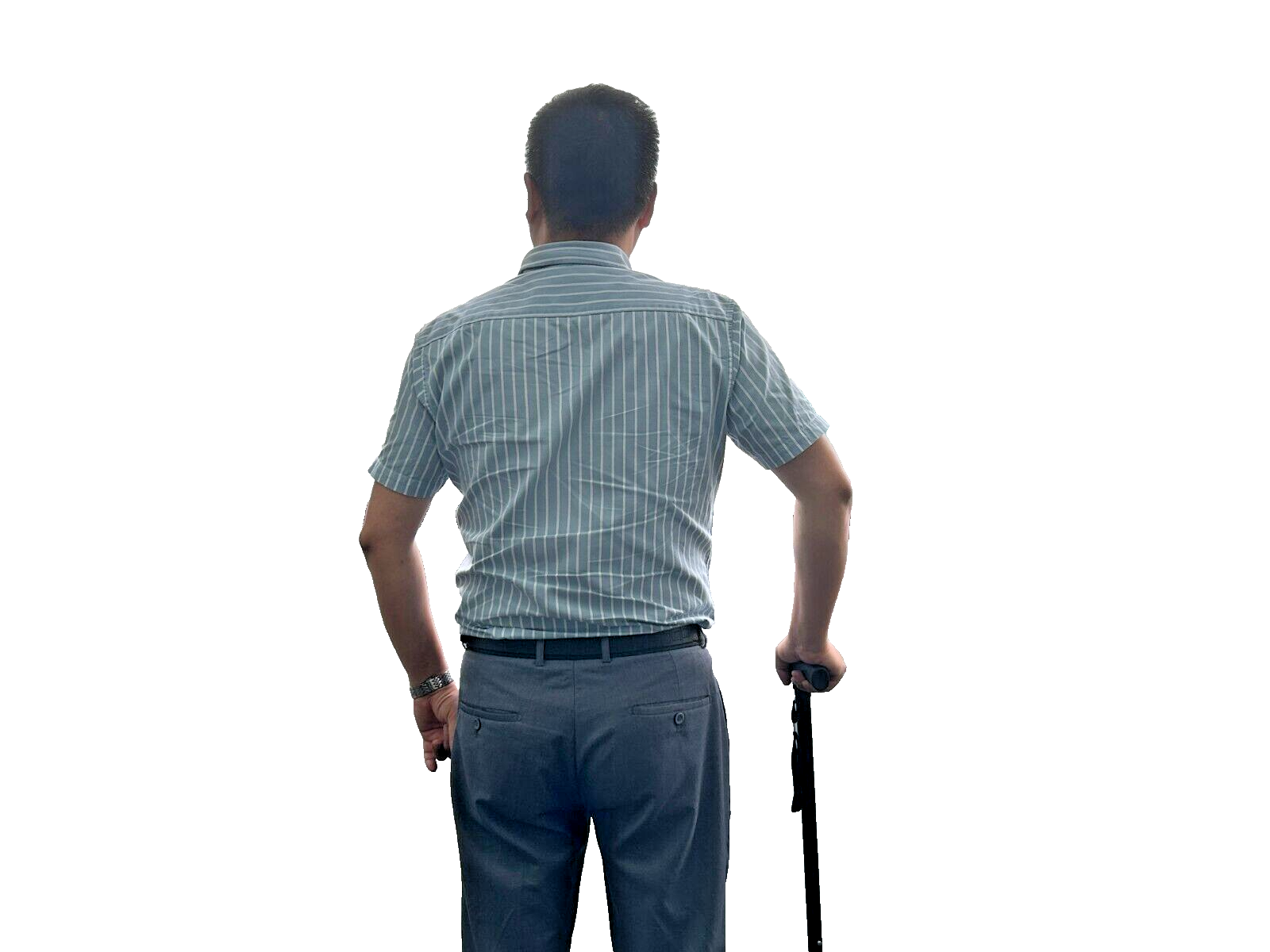 Adjustable Walking stick, portable, four-legged crutch, strong stable