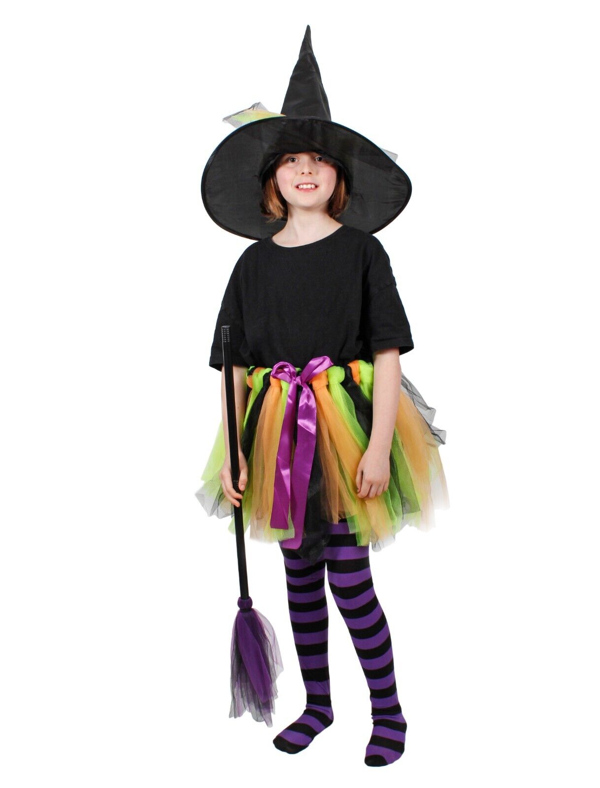 Girls Age 12- 16 Halloween Enchanting Witch Fancy Dress Horror Glamour  Costume