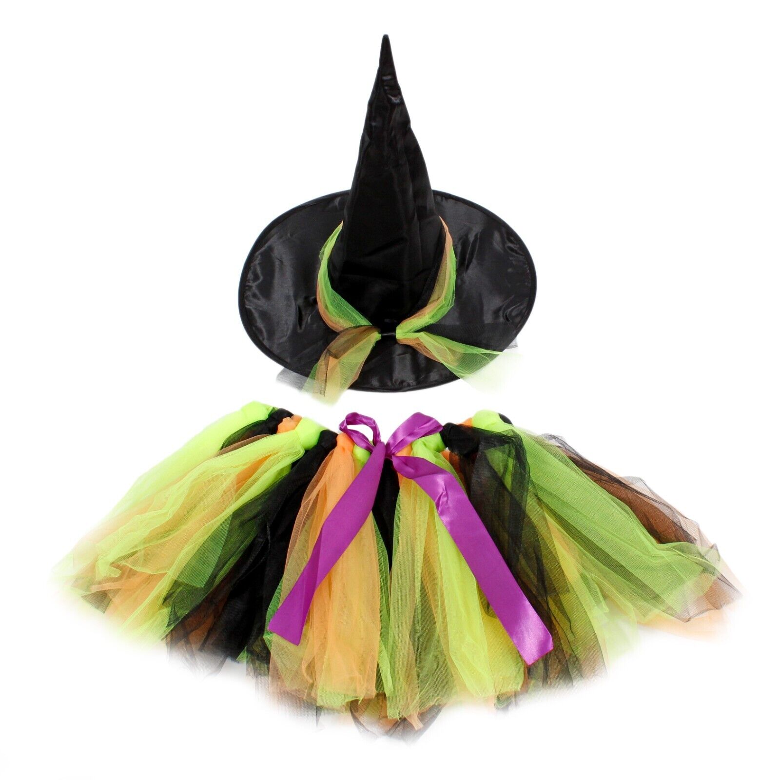 Girls Age 8 - 12 Halloween Enchanting Witch Fancy Dress Horror Glamour  Costume