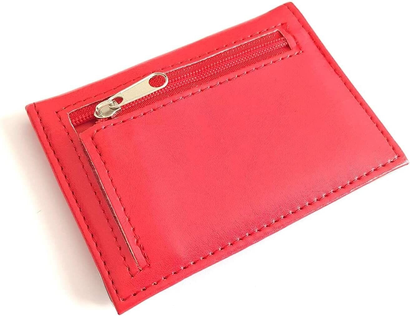 Faux Leather Bus Rail Pass Travel Card Credit ID Oyster Holder Coin Purse Zipped