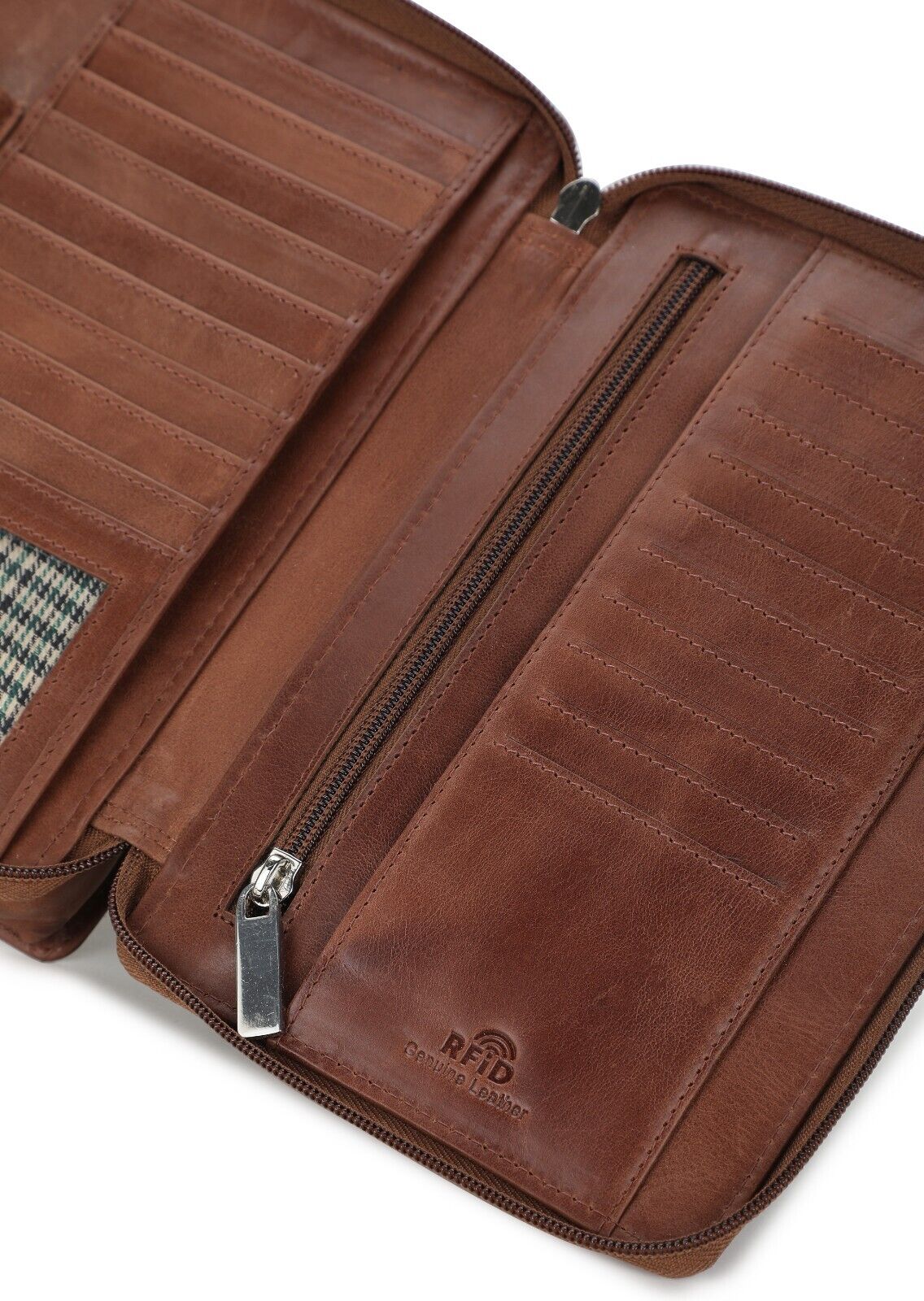 LEATHER TRAVEL BAG PASSPORT HOLIDAY Brown LEATHER QUALITY CROSSBODY