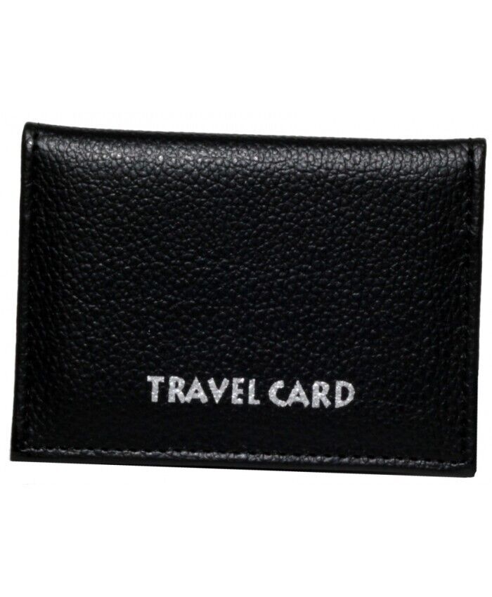 Leather Bus Rail Pass Travel Card Credit ID Oyster Holder AR