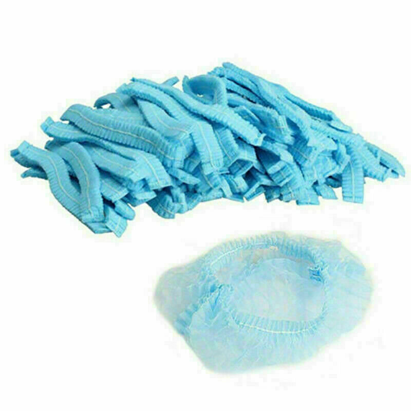 Blue Mesh Mob Hair Nets for catering, Suntanning salons - Pack of 5