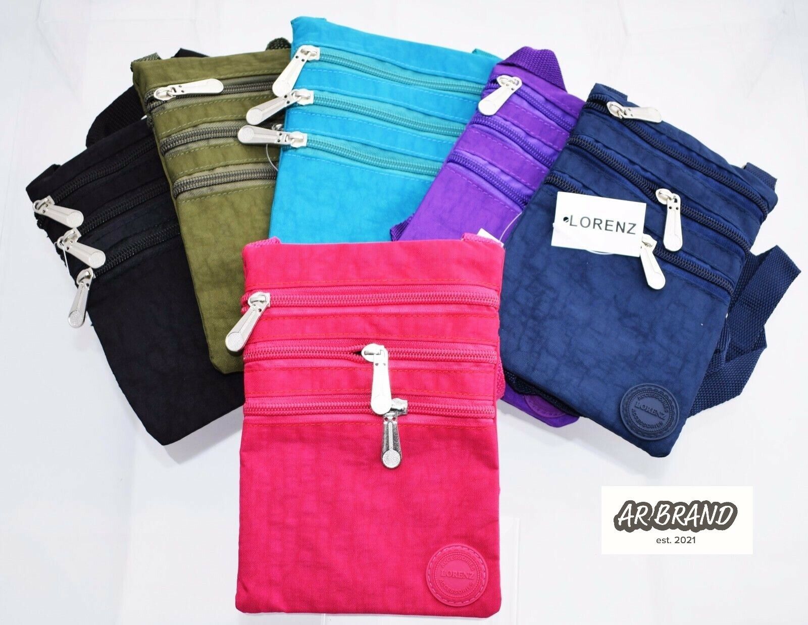 Shoulder Mini Small Neck Purse Cross Body Tote Travel Satchel Bag Crinkled