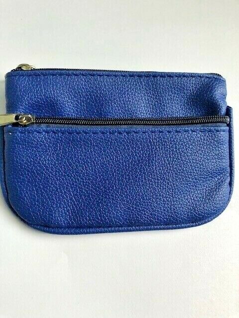 Leather Small Coin Card Key Ring Wallet Pouch Purse