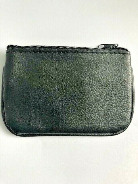 Leather Small Coin Card Key Ring Wallet Pouch Purse