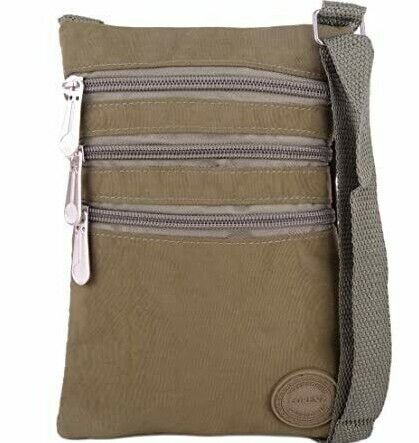 Shoulder Mini Small Neck Purse Cross Body Tote Travel Satchel Bag Crinkled