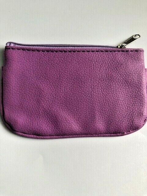 Leather Small Coin Card Key Ring Wallet Pouch Purse