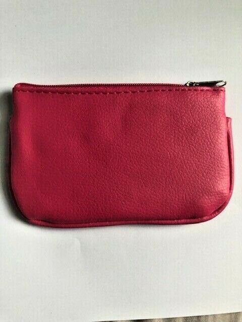 Leather Small Coin Card Key Ring Wallet Pouch Purse