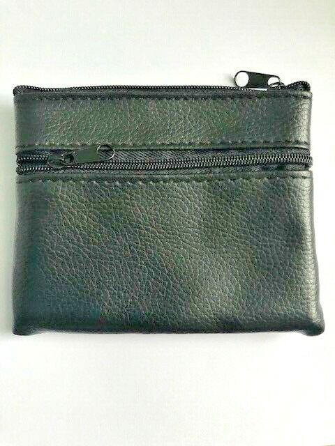 Leather Small Coin Card Key Ring Wallet Pouch Purse