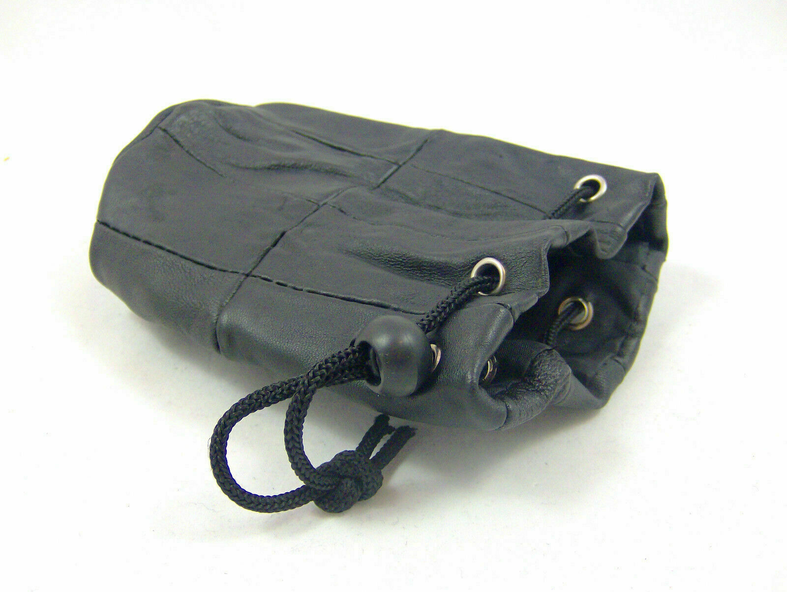 LEATHER COIN PURSE COIN POUCH DRAWSTRING PURSE WRIST PURSE WRIST POUCH