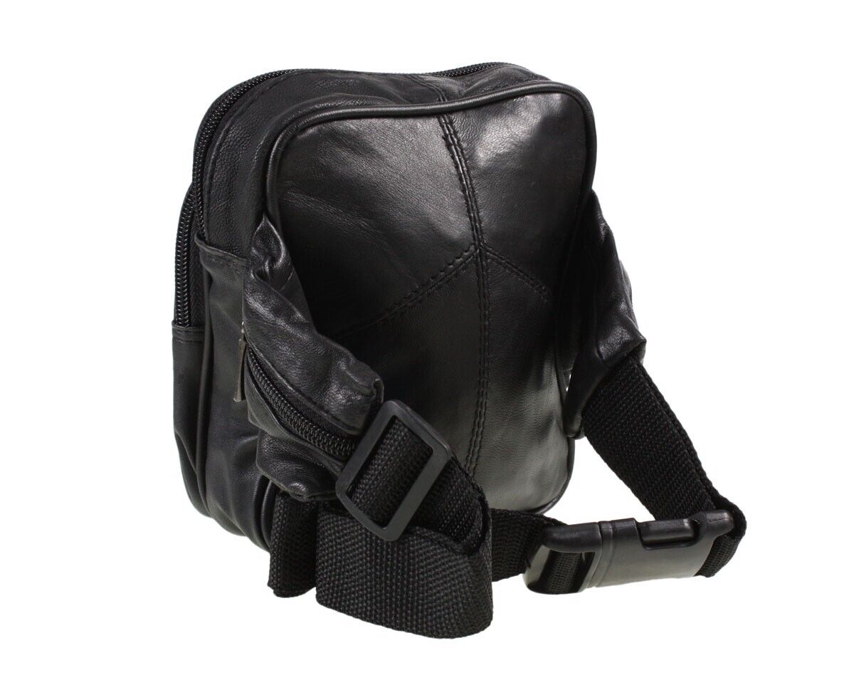 MARKET STALL CARBOOT LEATHER BUM WAIST BAG TRAVEL HOLIDAY MONEY CHANGE BUMBAG