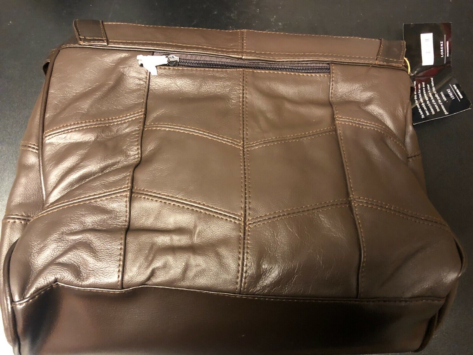 Mens Real Leather Cow Hide Messenger Briefcase Work Office Shoulder Bag Satchel