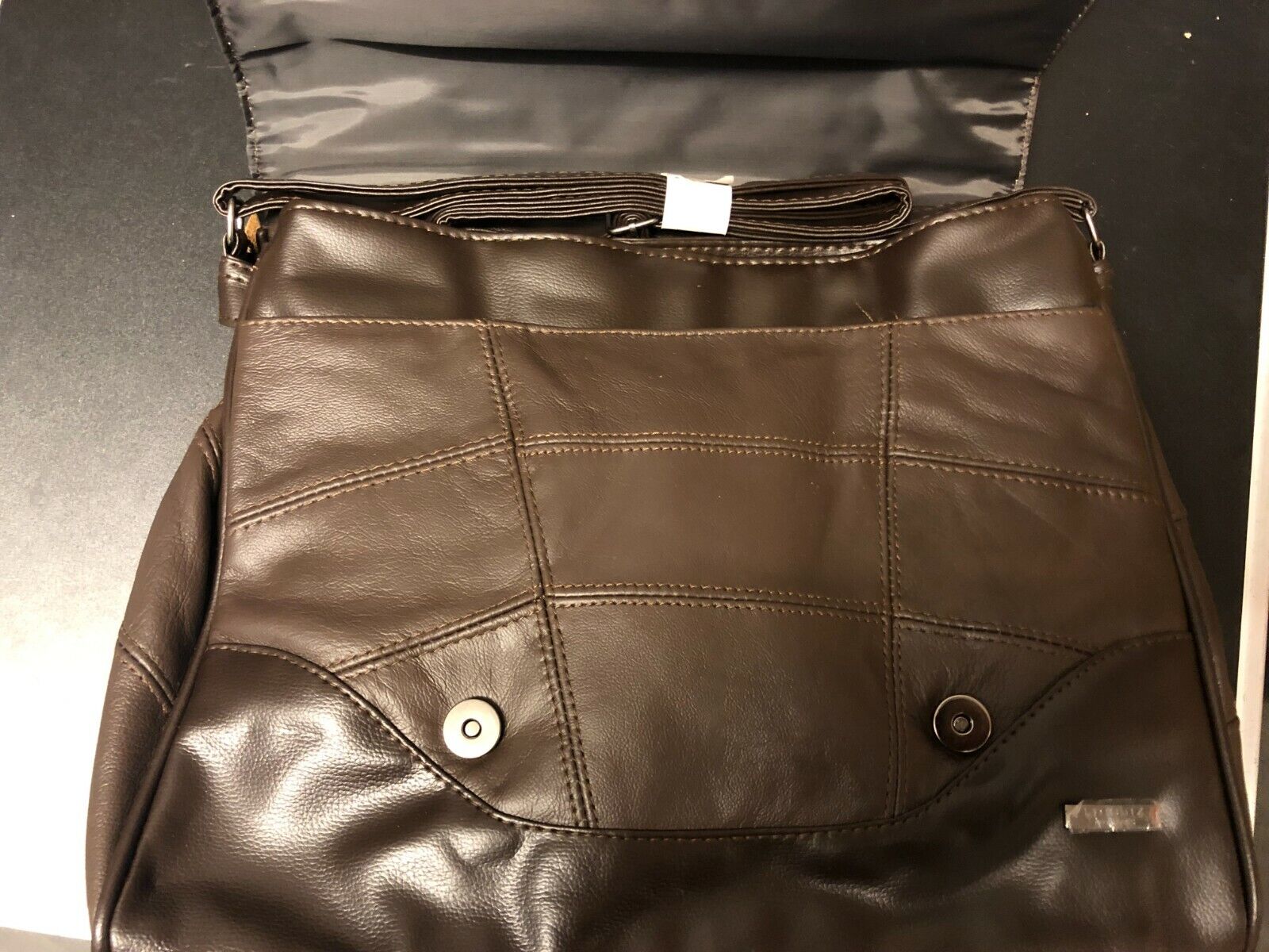 Mens Real Leather Cow Hide Messenger Briefcase Work Office Shoulder Bag Satchel