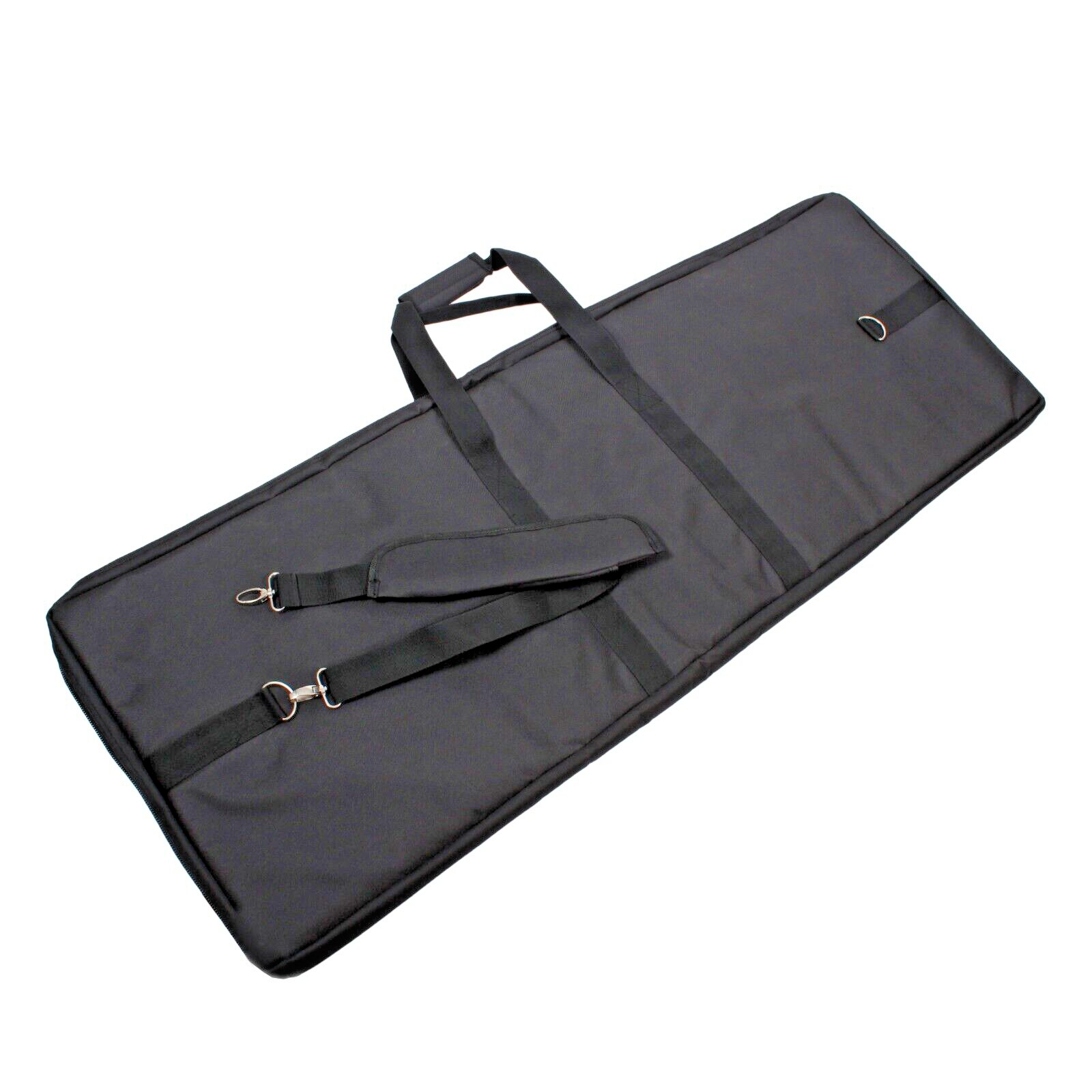 Gun Bag Airsoft Tactical 120cm Black Rifle Case Shooting Mat Width 46cm