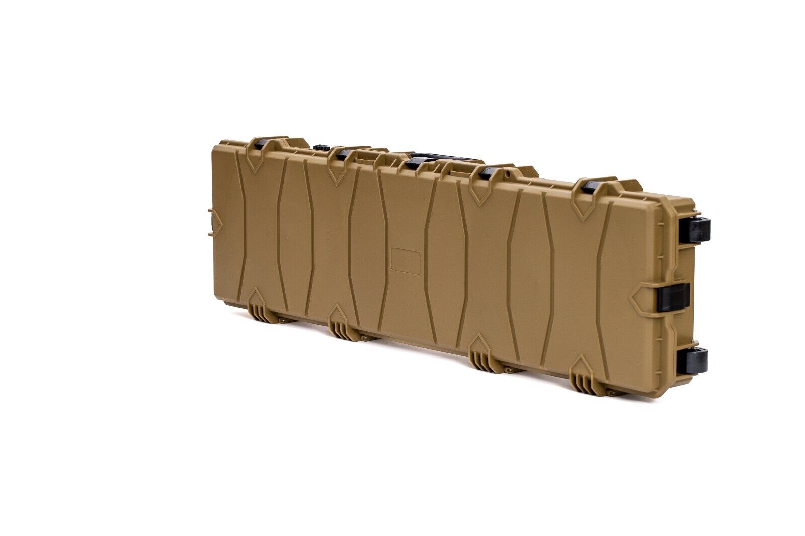 Hard Gun Case Extra Large Wheeled Hard Case (Wave Foam); Light Brown