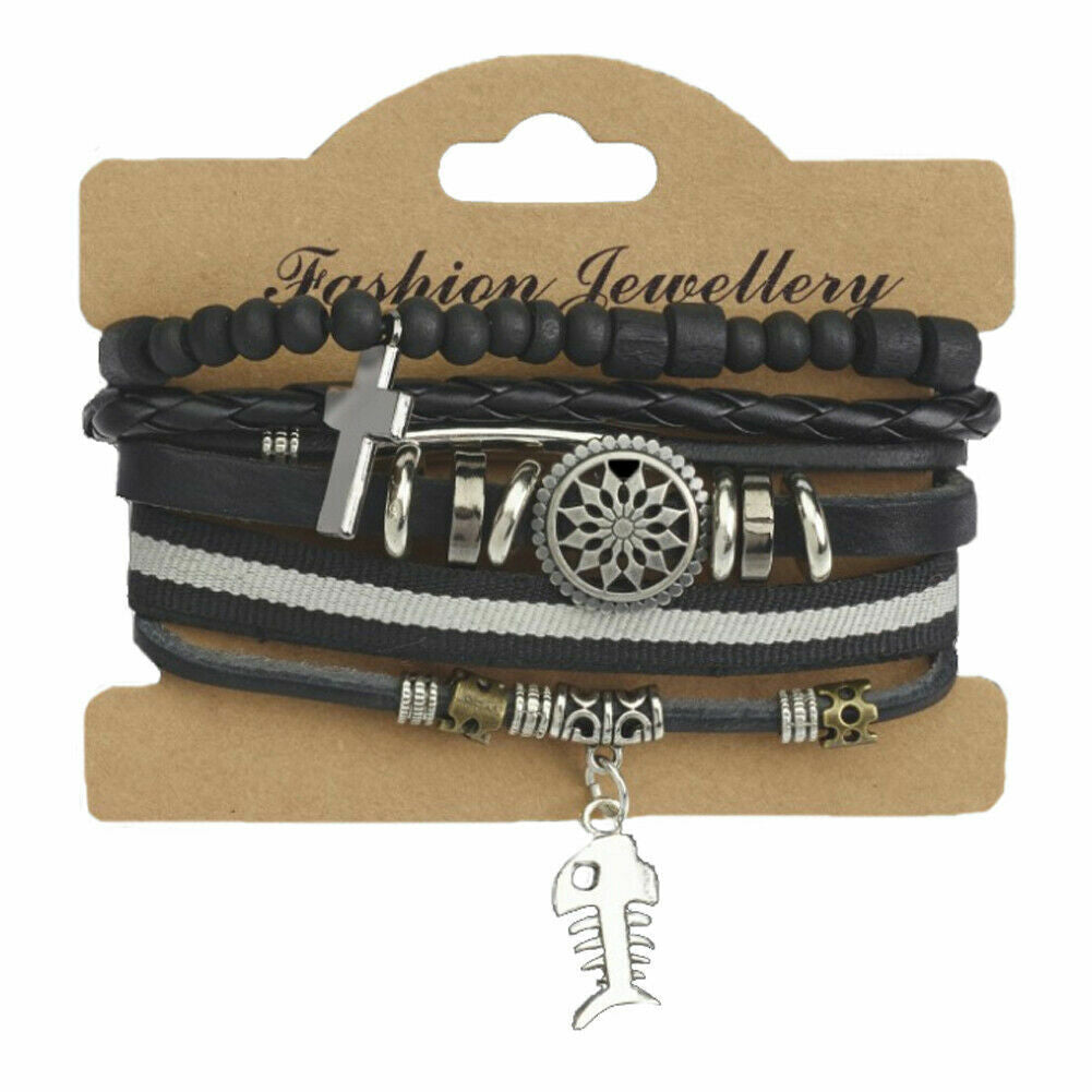 Hippy Bracelet Bundle Mixed Beads Studs Fashion Trendy UK SELLER