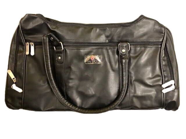 Travel Leatherette Holdall Luggage Weekend Duffel Travel Gym Bag UK SELLER