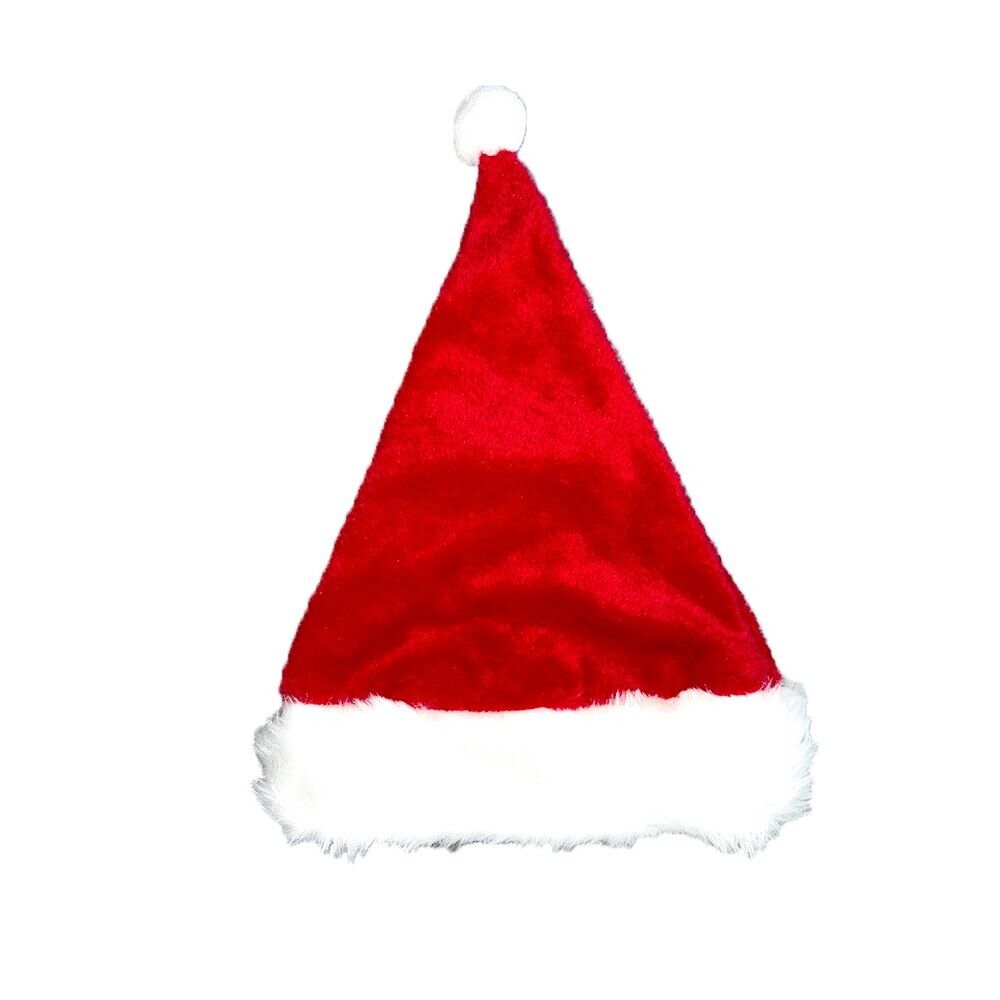 Santa Hat With Bells high quality material, 3 bells Adult size