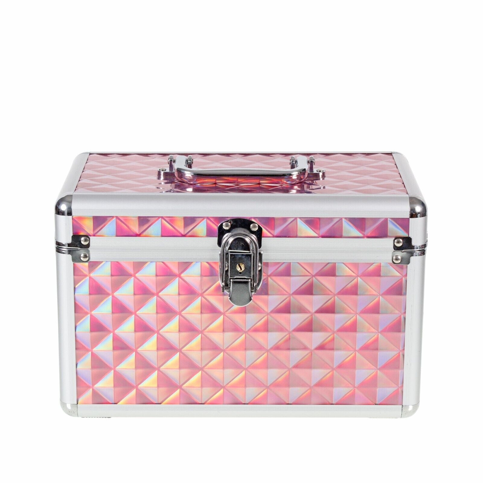 Aluminium Hard Make Up Travel Storage Box Cosmetic Beauty Vanity Case Organiser