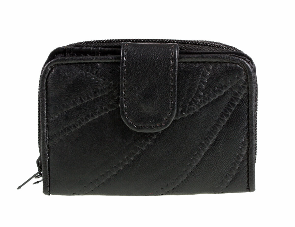 Ladies Leather Purse Compact Small Notes Coins Cards