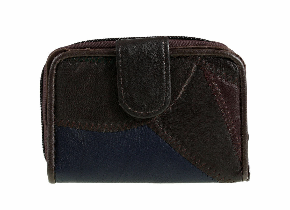 Ladies Leather Purse Compact Small Notes Coins Cards