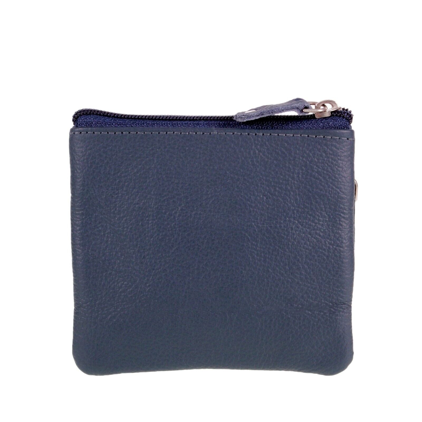 Small Coin Pouch Purse Key Holder Leather Zip Wallet Card Holder COWHIDE