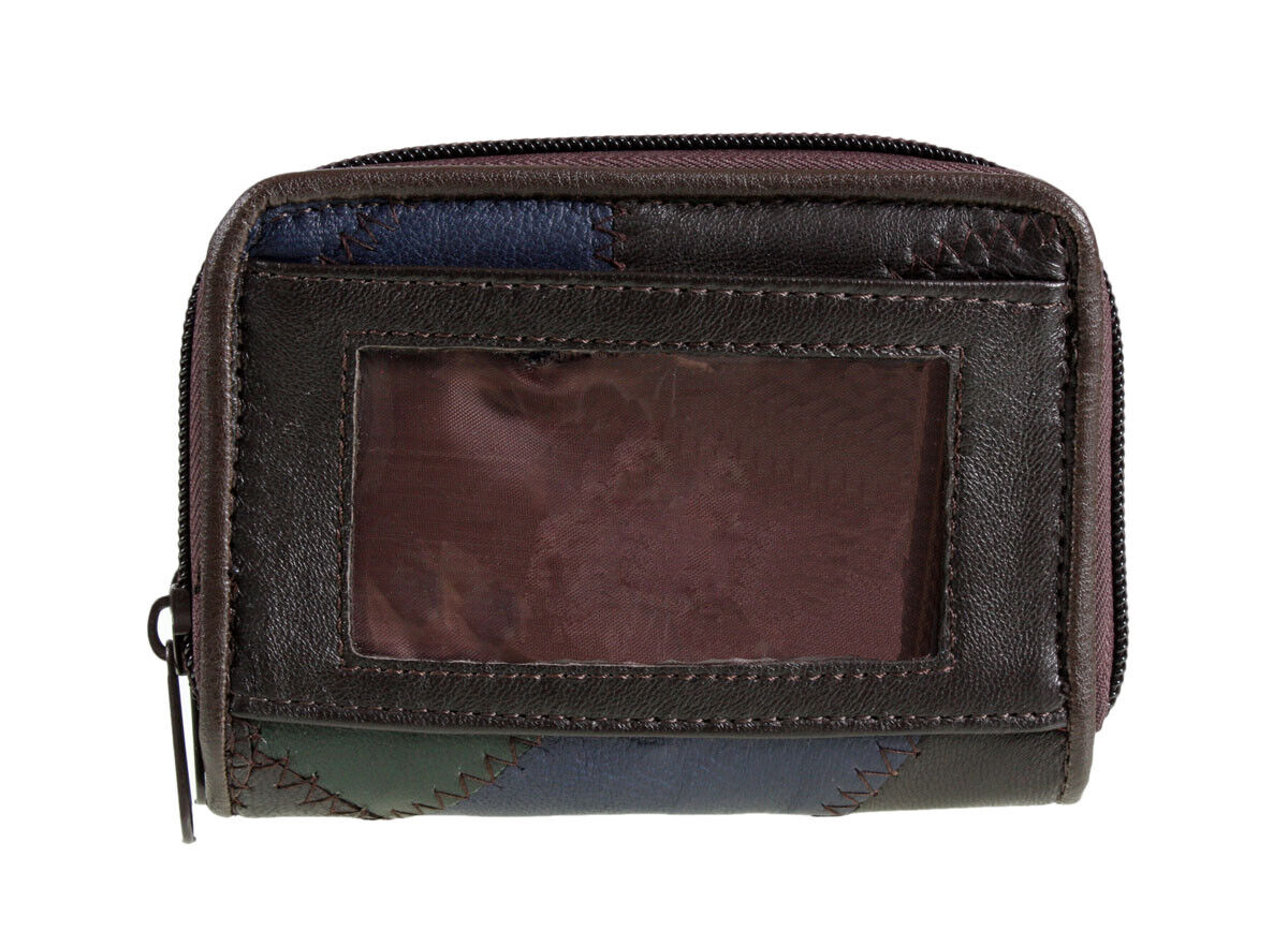 Ladies Leather Purse Compact Small Notes Coins Cards