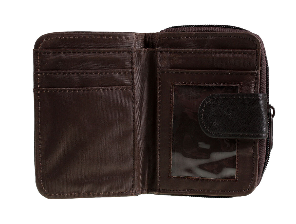 Ladies Leather Purse Compact Small Notes Coins Cards