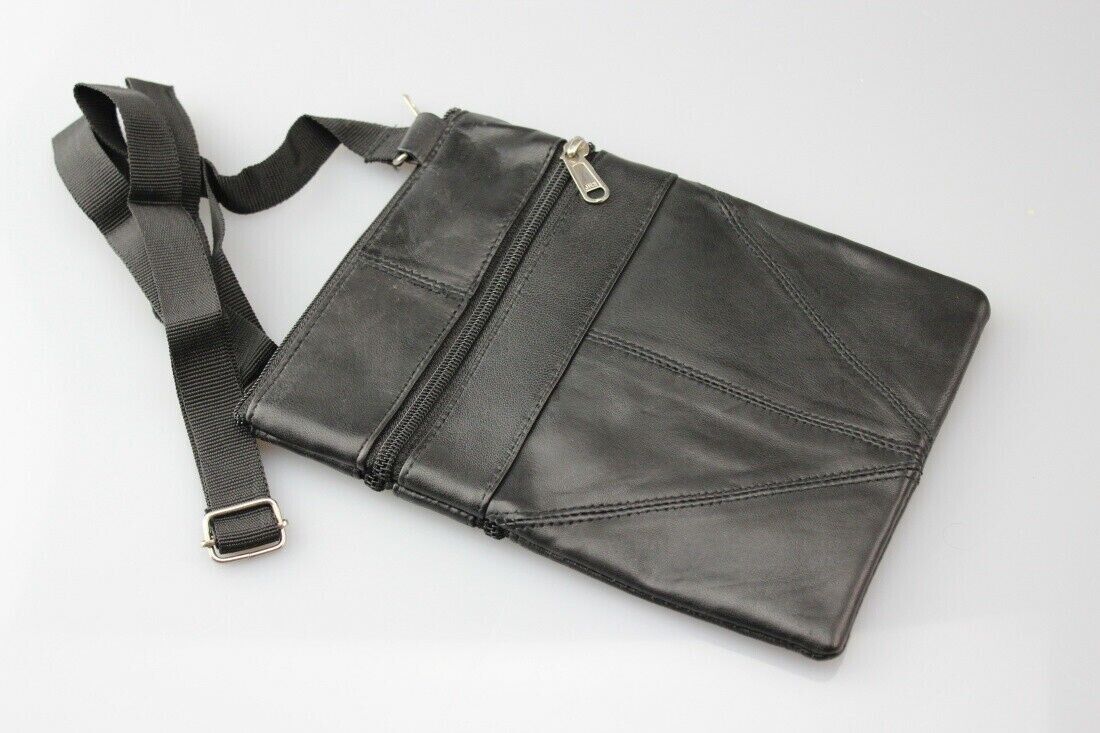 Leather Cross body Bag Adjustable Strap Messenger Travel Holiday Everyday