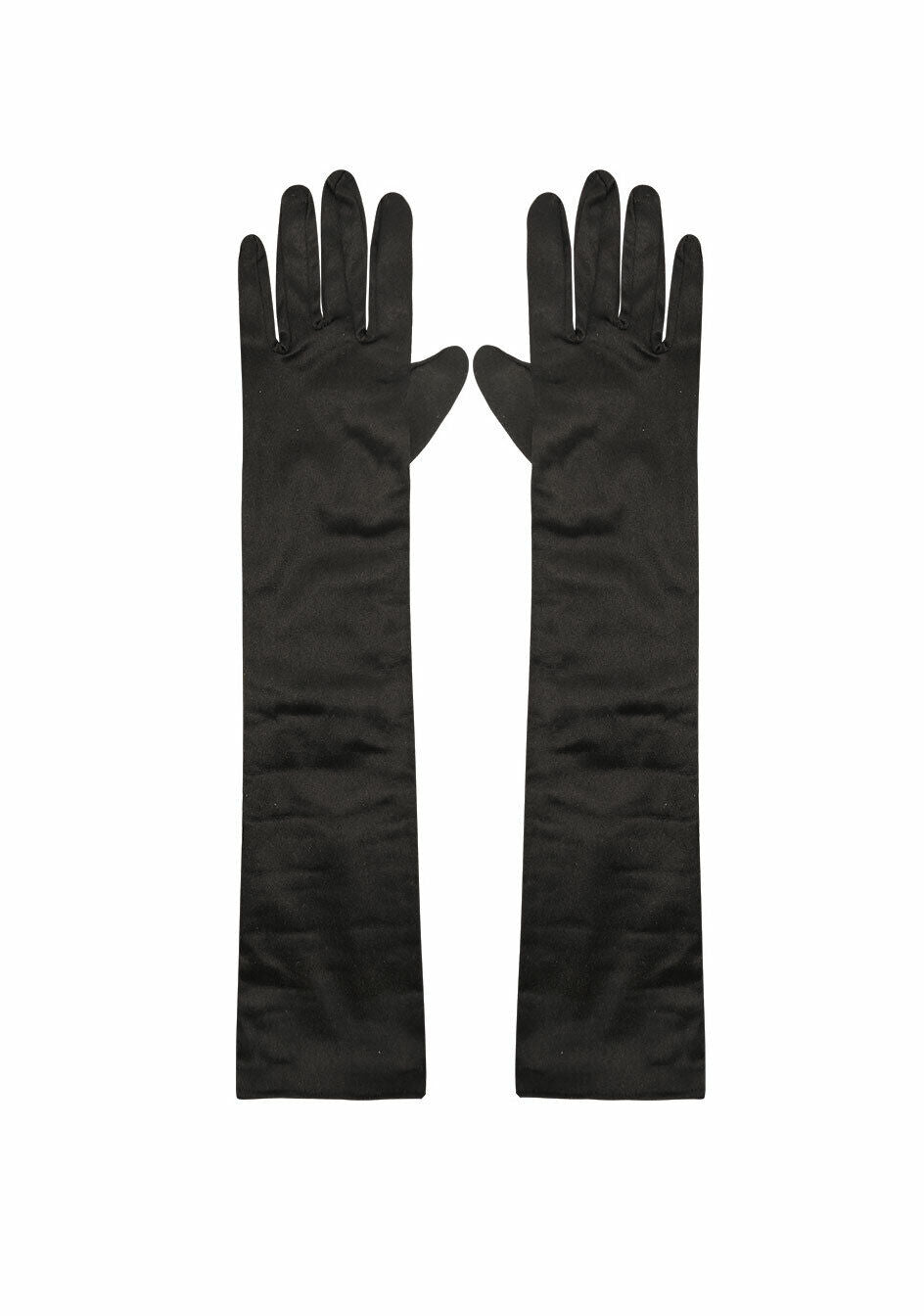 LADIES LONG BLACK OPERA EVENING FINGER GLOVES PARTY DRESS PROM
