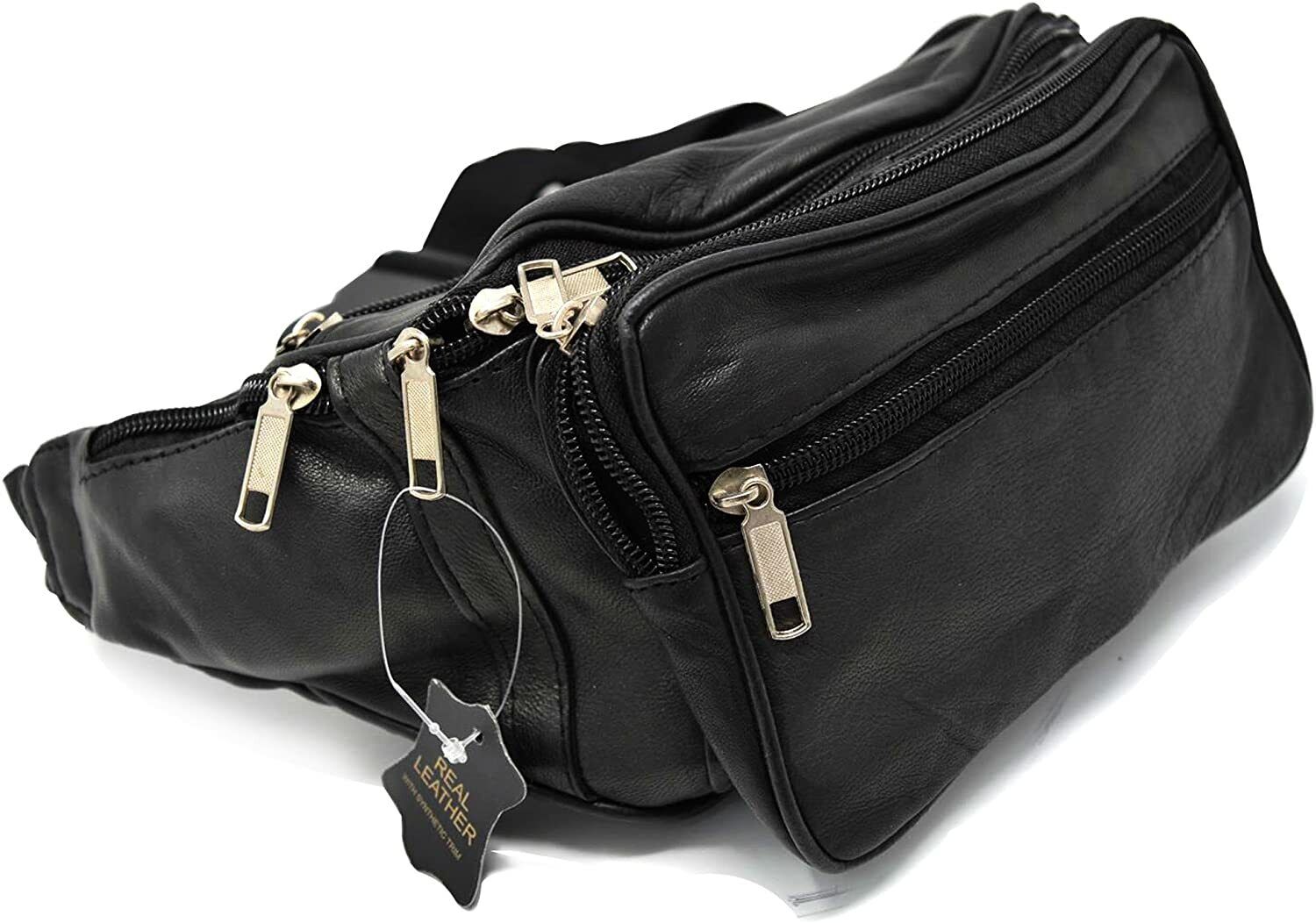 LEATHER BUMBAG MONEY WAIST BELT PACK HOLIDAY FESTIVAL MONEY POUCH TRAVEL