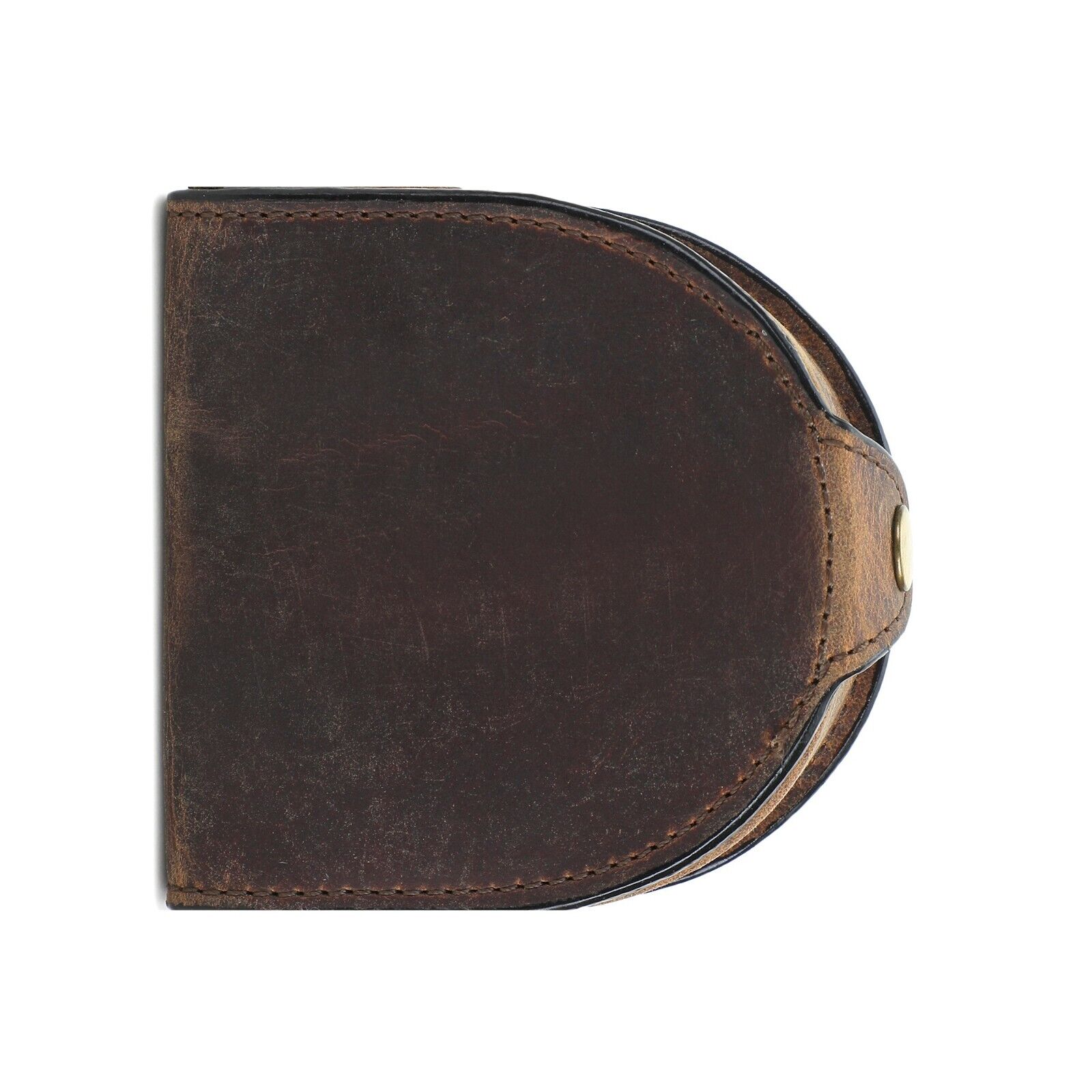 Tartan Cow Calf Leather Coin Leather Coin Pouch Tray Wallet Notes Purse Change
