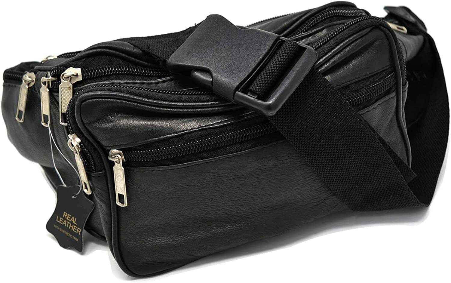 LEATHER BUMBAG MONEY WAIST BELT PACK HOLIDAY FESTIVAL MONEY POUCH TRAVEL