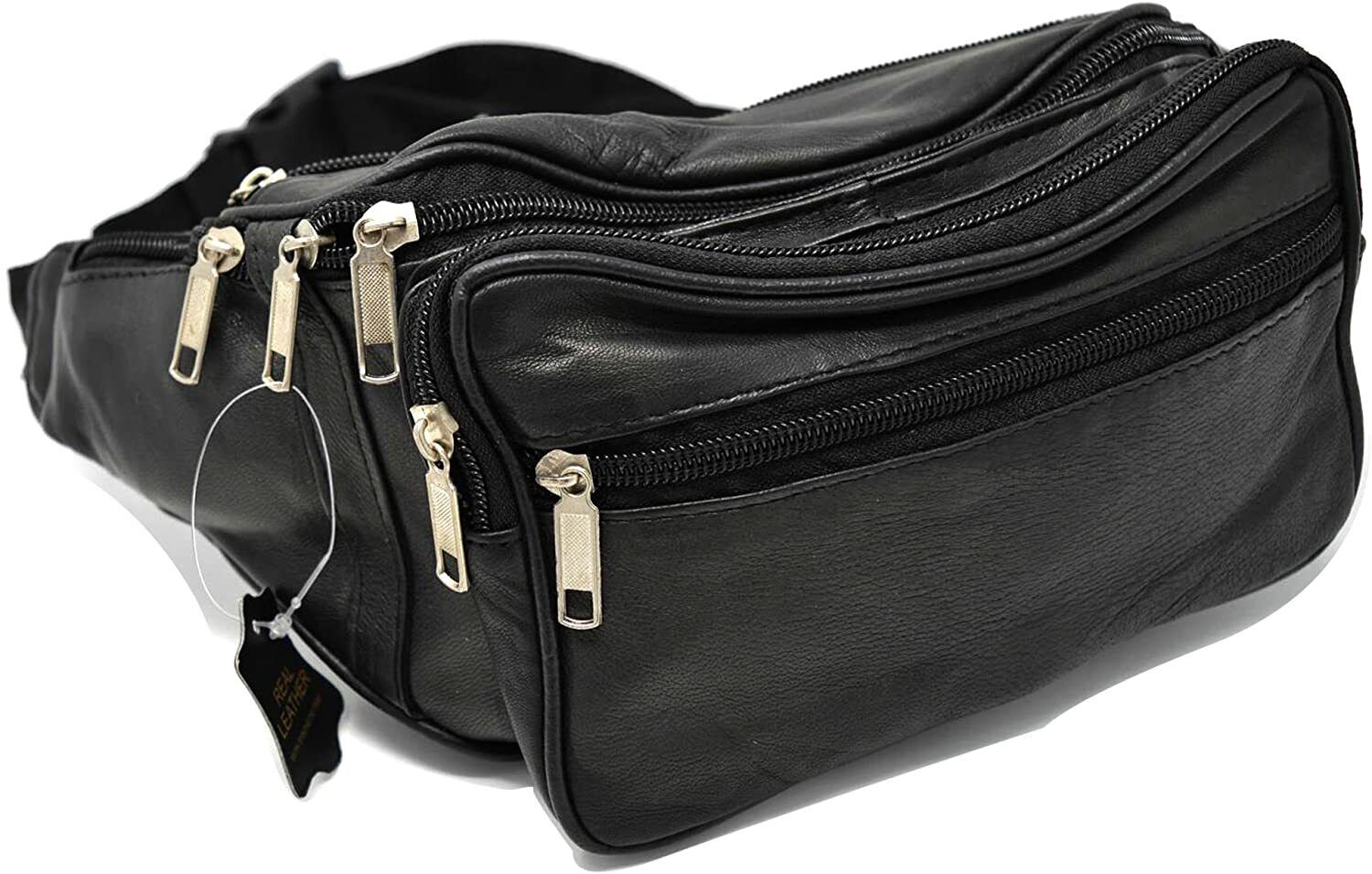 LEATHER BUMBAG MONEY WAIST BELT PACK HOLIDAY FESTIVAL MONEY POUCH TRAVEL