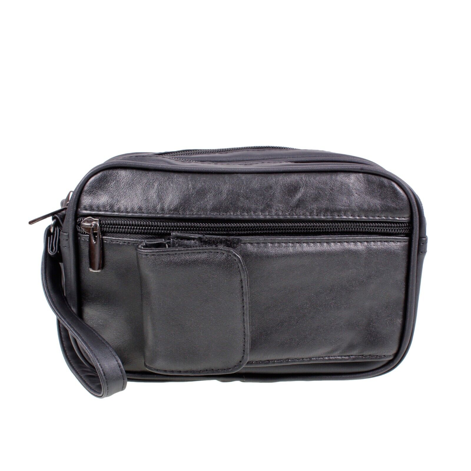 Mens Travel Washbag - toiletry bag, washbag, Real Leather UK SELLER