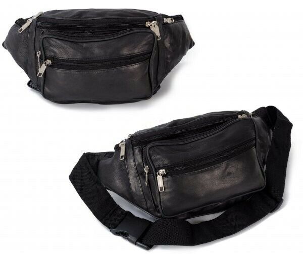 LEATHER BUMBAG MONEY WAIST BELT PACK HOLIDAY FESTIVAL MONEY POUCH TRAVEL