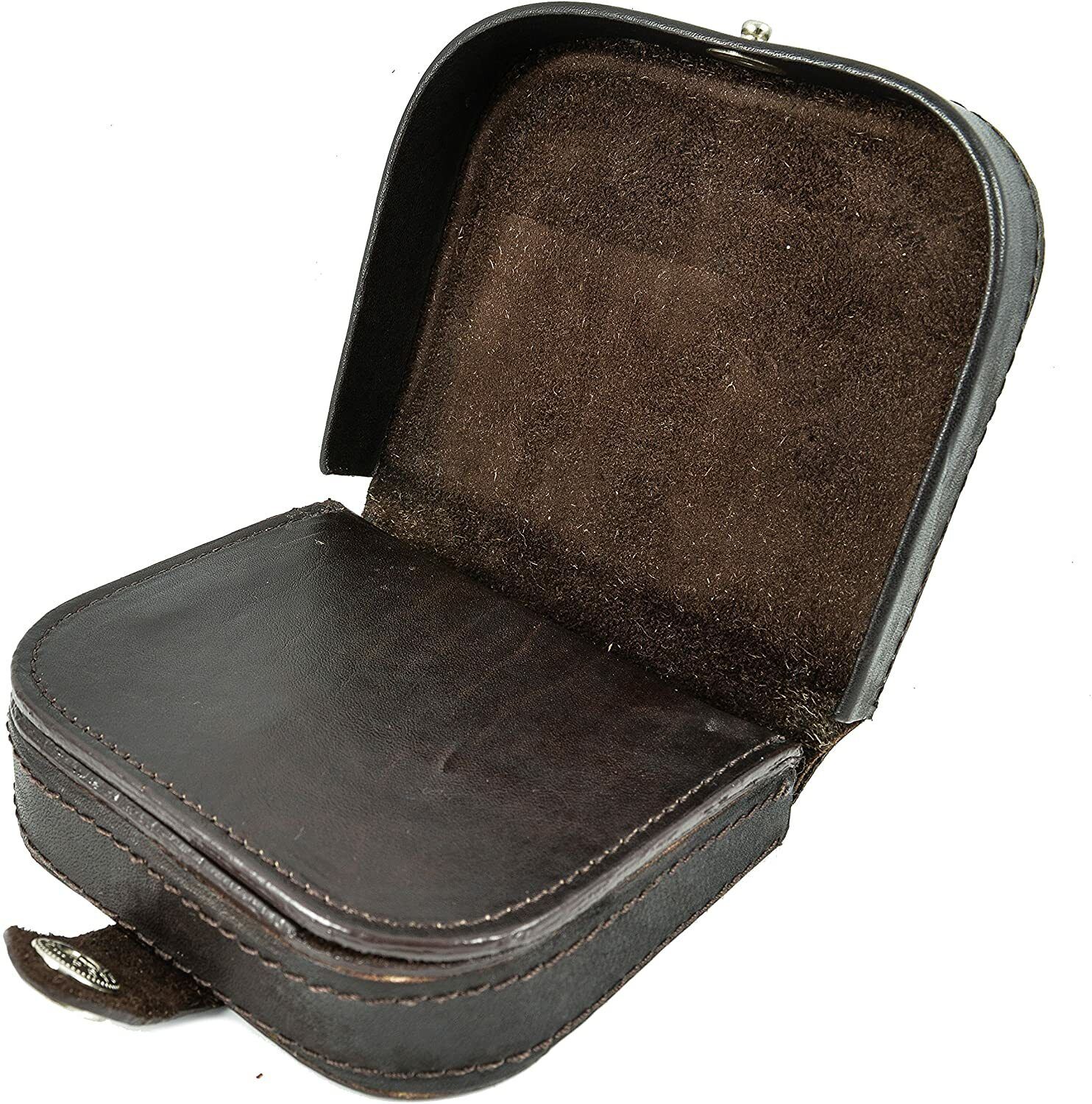 Mens Ladies High Quality Real Leather Coin Pouch Tray Wallet Notes Purse Change