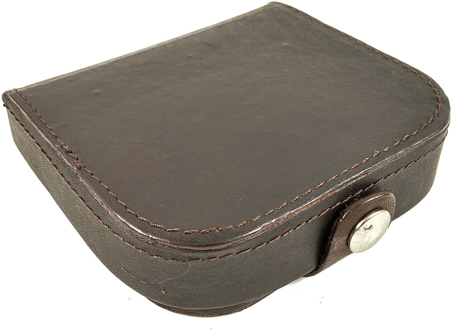 Mens Ladies High Quality Real Leather Coin Pouch Tray Wallet Notes Purse Change
